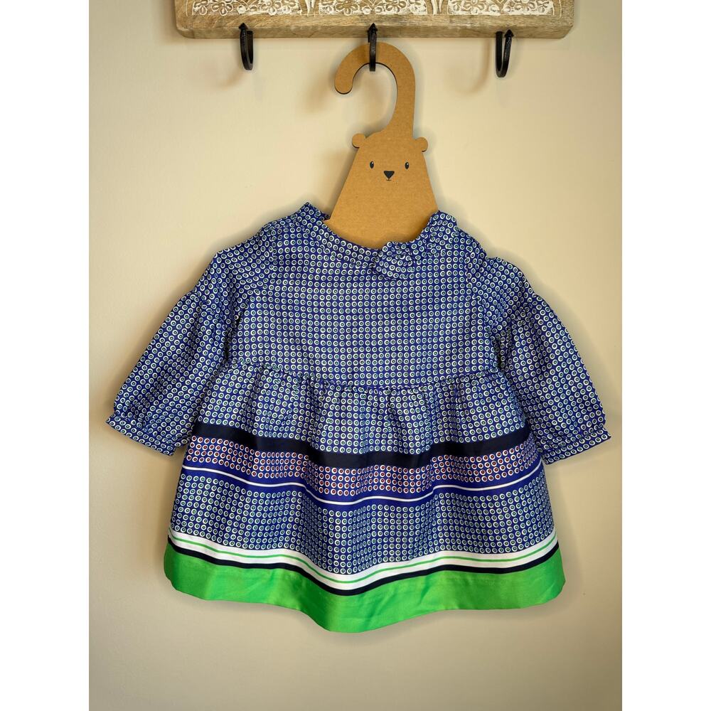 Janie and Jack Mixed Print Dress sz 6-12M